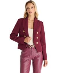 The Noli Shop - Gabrielle Double Breasted Blazer - Lyst