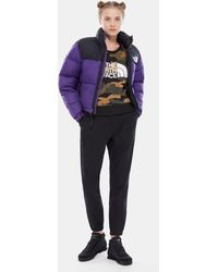 the north face ribbed logo pants dames