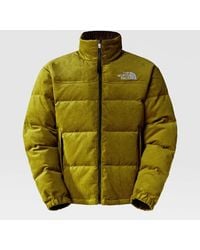 The North Face - '1992 Reversible Nuptse Jacket Sulphur Moss-Coal - Lyst