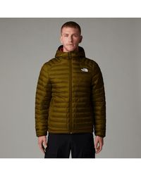 The North Face - Huila Synthetic Insulation Hooded Jacket Moss - Lyst