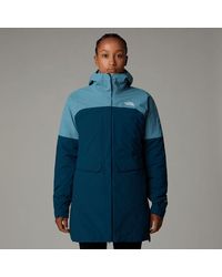 The North Face - Dryvent Mono Triclimate 3-In-1 Parka Midnight Petrol-Algae - Lyst