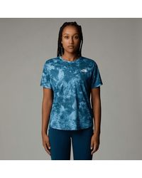 The North Face - 'Flex Printed T-Shirt Mallard Micro Halfdome Print - Lyst