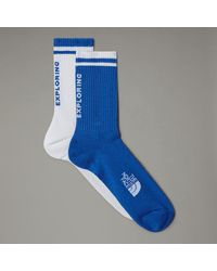 The North Face - Nse Everyday Crew Socks Tnf-Tnf - Lyst