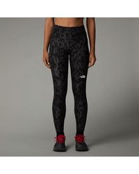 The North Face - ’S Flex High Rise 7/8 Printed Leggings Asphalt Patchwork Print - Lyst