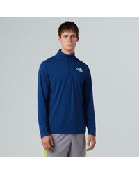 The North Face - 24/7 1/4 Zip Long-Sleeve Graphic T-Shirt - Lyst