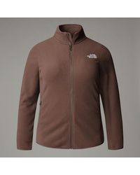 The North Face - Plus Size 100 Glacier Full-Zip Fleece Smokey - Lyst