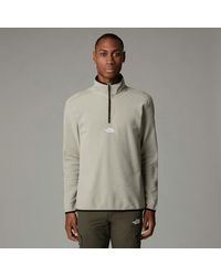 The North Face - Glacier 1/4 Zip Fleece Clay - Lyst