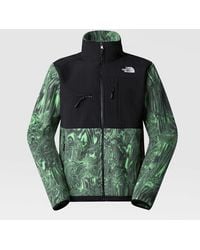 The North Face - ’S Denali Jacket Chlorophyll Digital Distortion Print-Tnf - Lyst