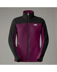 The North Face - Emilia Delta Full-Zip Fleece Jacket Boysenberry/Tnf - Lyst