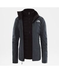 The North Face Women's Mountain Down Triclimate® Jacket Grisaille Dark Heather - Grey