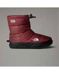 The North Face - ’S Nuptse Après Booties Canyon Dust/Tnf - Lyst