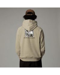 The North Face - Raglan Redbox Graphic Hoodie Clay-Tnf 3D Summit Mesh Print - Lyst