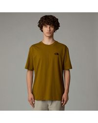 The North Face - ’S Oversized Simple Dome T-Shirt Moss - Lyst