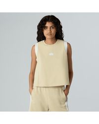 The North Face - Terry Relaxed Cropped Tank Top - Lyst