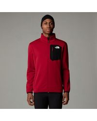 The North Face - Crest Full-Zip Fleece Garnet-Tnf - Lyst