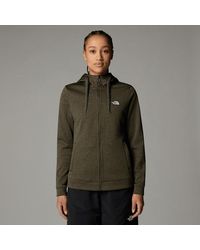 The North Face - Wenhaver Full-Zip Fleece New Taupe Dark Heather - Lyst