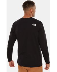 north face long sleeve t shirt mens