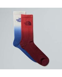 The North Face - Everyday Dip-Dye Crew Socks - Lyst