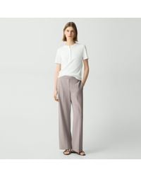 Theory - Wide-Leg Pull-On Pant - Lyst