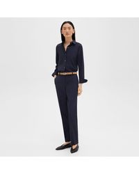 Theory - Classic Oblong Belt - Lyst