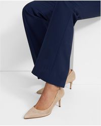 Theory - City 55 Pump In Suede - Lyst