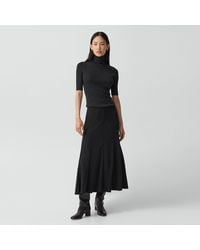 Theory - Fluted Seam Skirt - Lyst