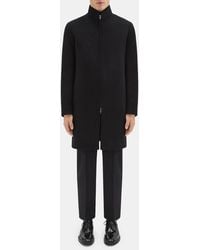 Theory - Stand Collar Coat - Lyst
