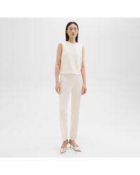 Theory - Treeca Full Length Pant In Admiral Crepe - Lyst