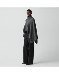 Theory - Ribbed Poncho - Lyst