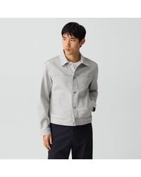 Theory - Trucker Jacket - Lyst