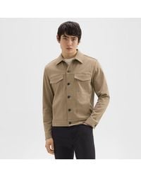 Theory - River Trucker Jacket In Neoteric Twill - Lyst