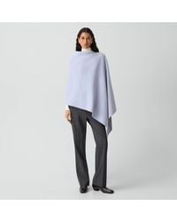 Theory - Reversible Draped Poncho - Lyst