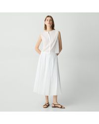 Theory - Pleated A-Line Skirt - Lyst