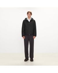 Theory - Hooded Jacket - Lyst