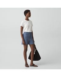 Theory - Wide-Leg Pull-On Short - Lyst