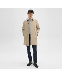 Theory - Car Coat In Cotton Twill - Lyst