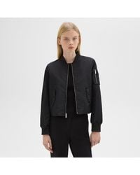Theory - A-line Flight Jacket In Recycled Nylon - Lyst