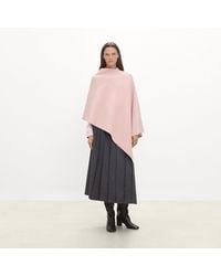 Theory - Reversible Draped Poncho - Lyst