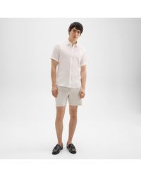 Theory - Curtis 7" Drawstring Short In Good Linen - Lyst
