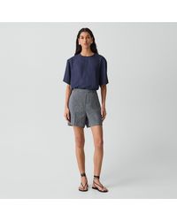 Theory - Wide-Leg Pull-On Short - Lyst