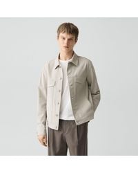 Theory - River Trucker Jacket - Lyst