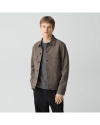 Theory - River Trucker Jacket - Lyst