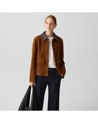 Theory - Boxy Patch Pocket Jacket - Lyst