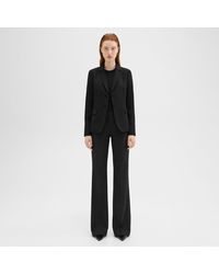 Theory - Demitria Pant In Good Wool - Lyst