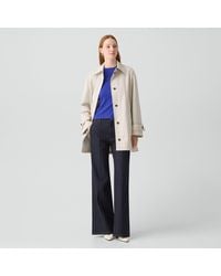 Theory - A-Line Trench Coat - Lyst