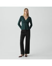 Theory - Wide-Leg Pull-On Pant - Lyst