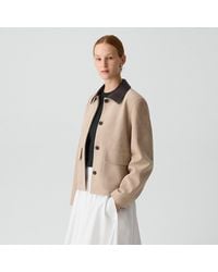 Theory - Boxy Patch Pocket Jacket - Lyst