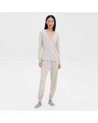 Theory - Ribbed Cuff Jogger - Lyst