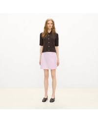 Theory - A-Line Mini Skirt - Lyst