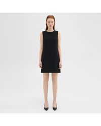 Theory - Shift Dress In Admiral Crepe - Lyst